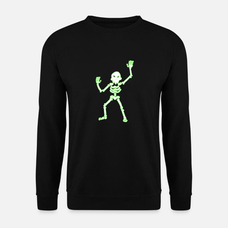 Skelett - Unisex Pullover - Schwarz