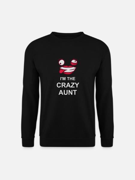 at The Crazy Aunt - Unisex Sweatshirt - black