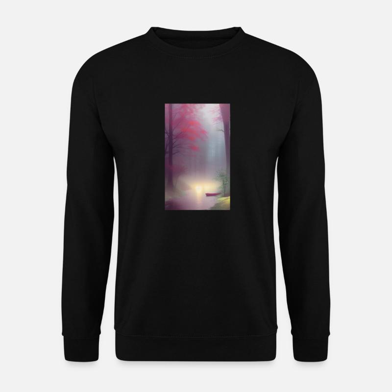 Mysterious Forrest - Unisex Pullover - Schwarz