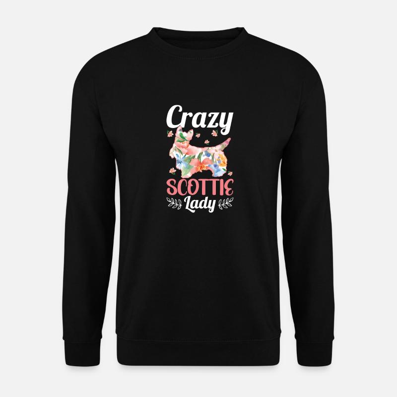 Scottish Terrier Scottie Dog - Unisex Sweatshirt - black