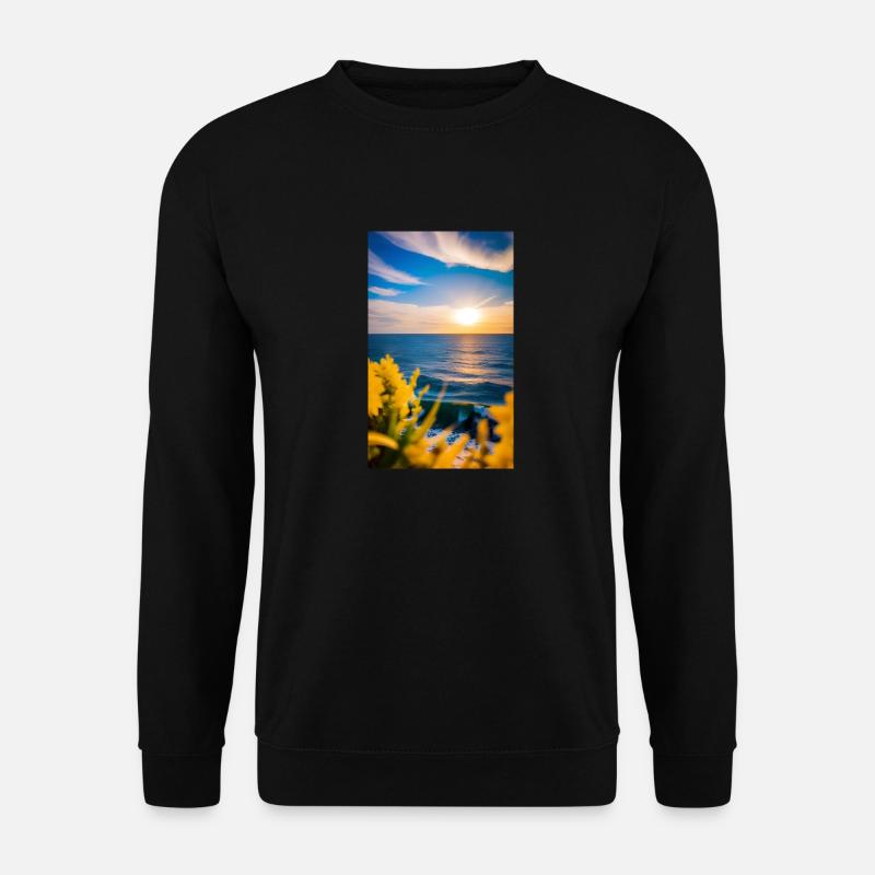 Sonnenuntergang - Unisex Pullover - Schwarz