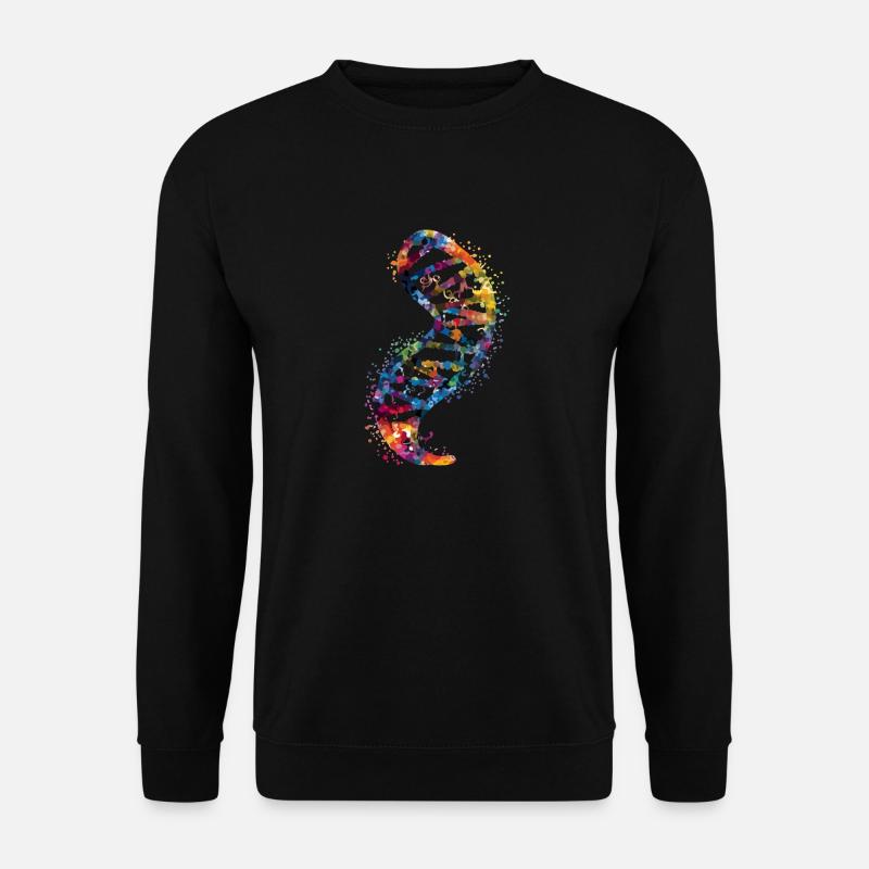 DNA-Molekül - Unisex Pullover - Schwarz