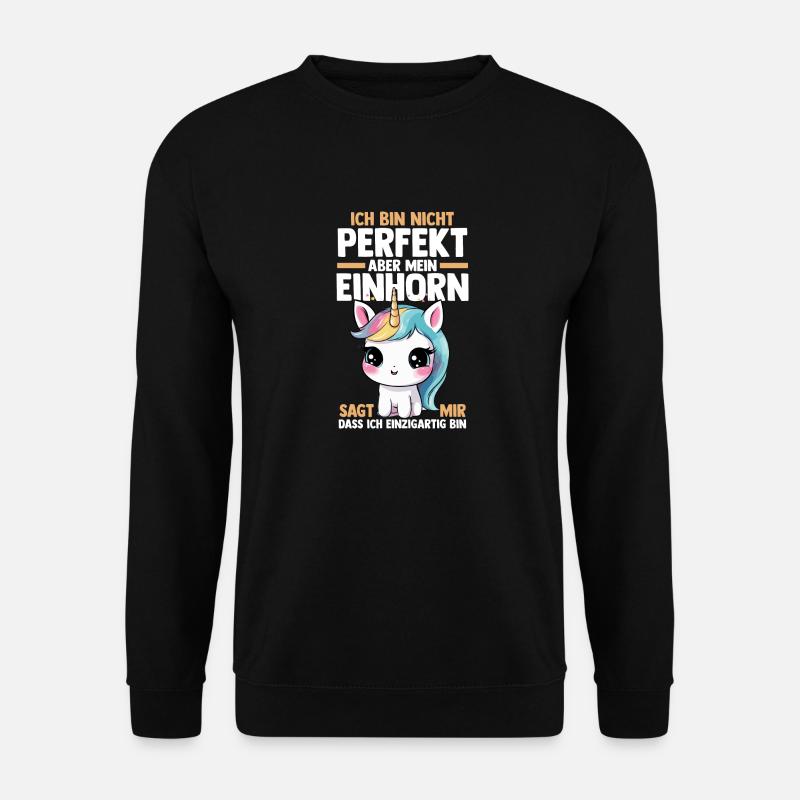 Einhorn - Unisex Pullover - Schwarz