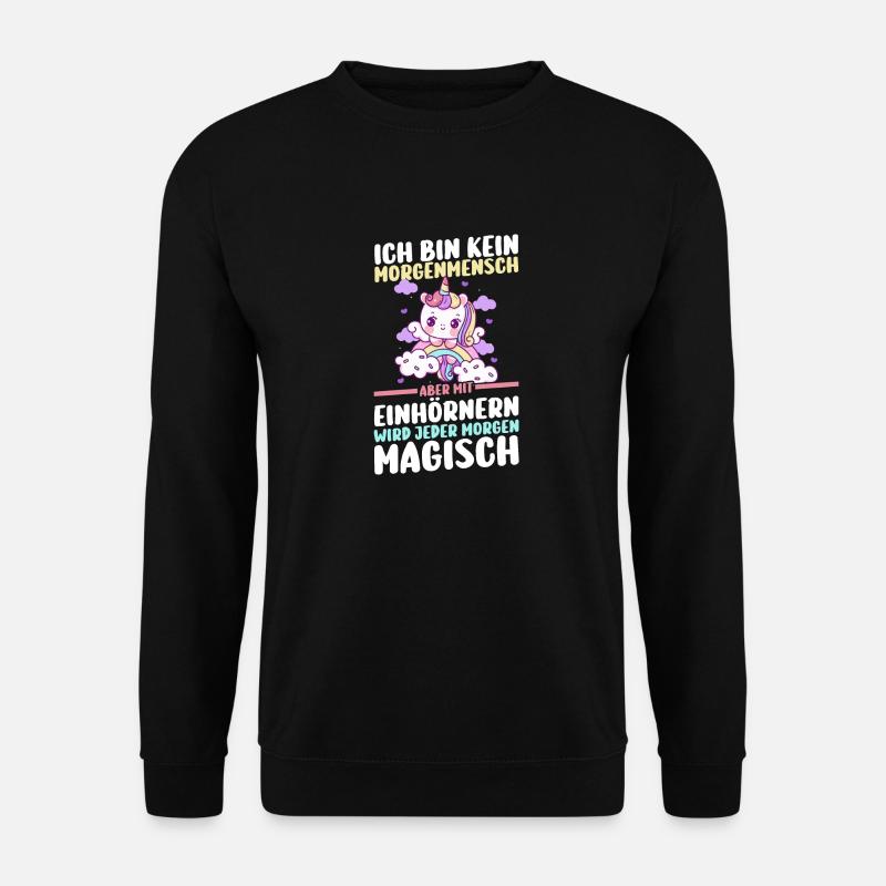 Einhorn - Unisex Pullover - Schwarz