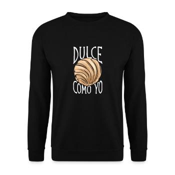 Concha Hispanic Mexikanisch Pan Dulce - Unisex Pullover - Schwarz - Vorne - Alina (178cm) & Michal (187cm)