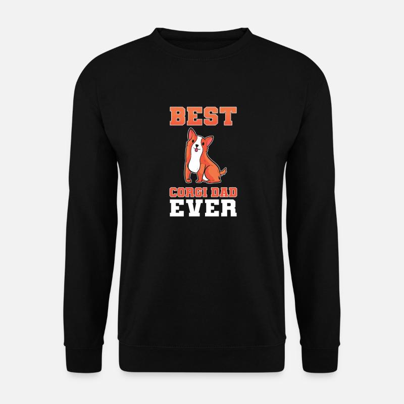 Corgi - Unisex Pullover - Schwarz