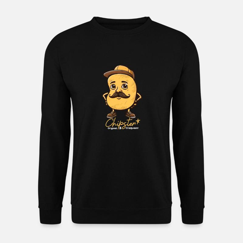 Chipster - Unisex Pullover - Schwarz