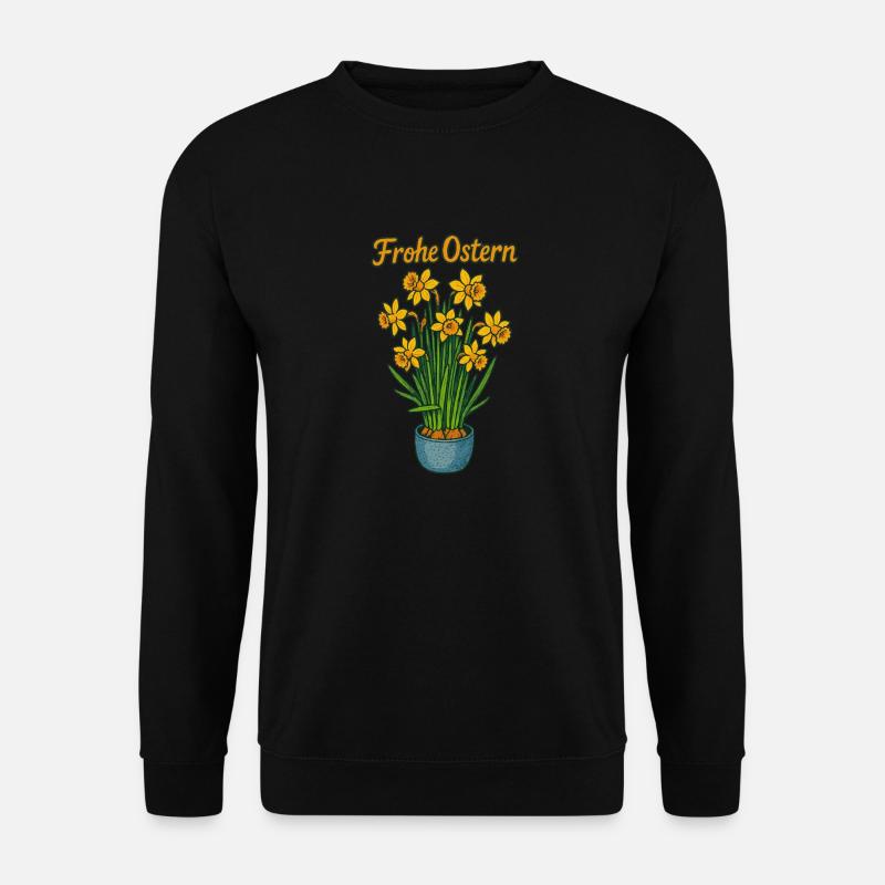 Frohe Ostern - Unisex Pullover - Schwarz