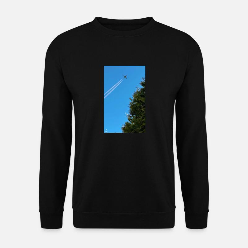 Plane - Unisex Pullover - Schwarz