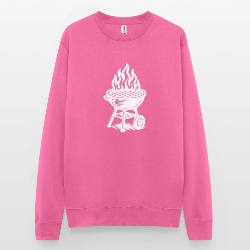 Grill Fire Grilling Unisex Sweatshirt