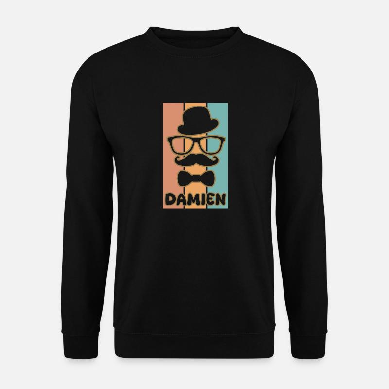 Vorname Damien - Unisex Pullover - Schwarz