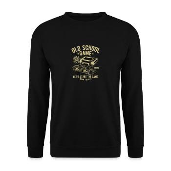 Gamer - Unisex Pullover - Schwarz - Vorne - Alina (178cm) & Michal (187cm)