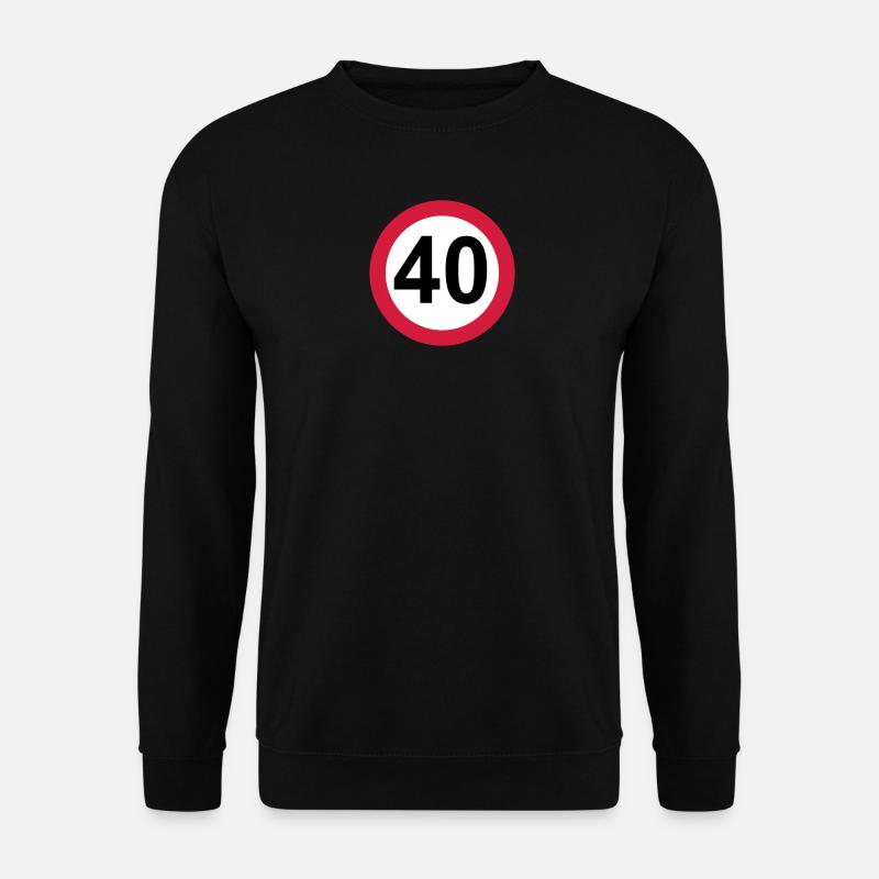 40th birthday - Unisex Sweatshirt - black