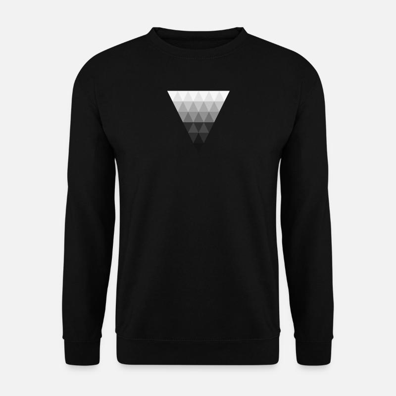 triangle Résumé - Sweat-shirt Unisexe - noir