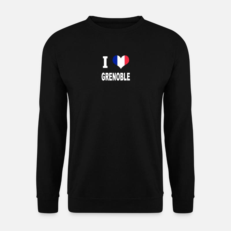 J'aime GRENOBLE - Sweat-shirt Unisexe - noir