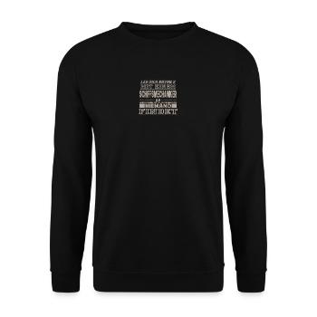 SHIP MECHANIC - Unisex Sweatshirt - black - Front - Alina (178cm) & Michal (187cm)