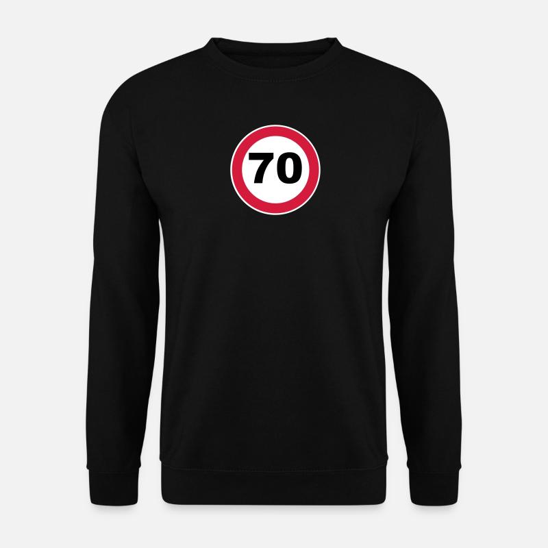 70e anniversaire - Sweat-shirt Unisexe - noir