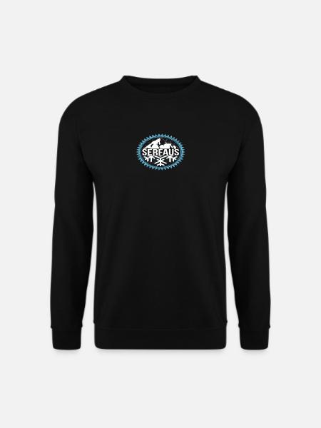 SERFAUS Winter Berge - Unisex Pullover - Schwarz