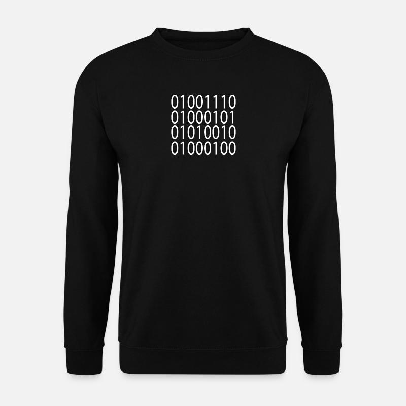 Nerd blanc - Sweat-shirt Unisexe - noir