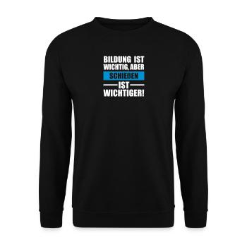 Schießen Sportart - Unisex Pullover - Schwarz - Vorne - Alina (178cm) & Michal (187cm)