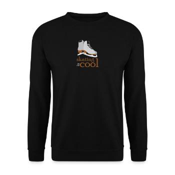 Schlittschuhe Laufen Eiskunstlauf Eishockey Skate - Unisex Pullover - Schwarz - Vorne - Alina (178cm) & Michal (187cm)