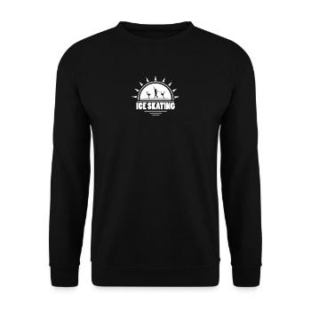 Schlittschuhe Laufen Eiskunstlauf Eishockey Eis - Unisex Pullover - Schwarz - Vorne - Alina (178cm) & Michal (187cm)
