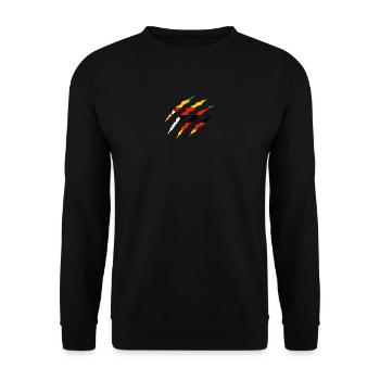 Claw Klaue Laender Zimbabwe png - Sweat-shirt Unisexe - noir - Devant - Alina (178cm) & Michal (187cm)
