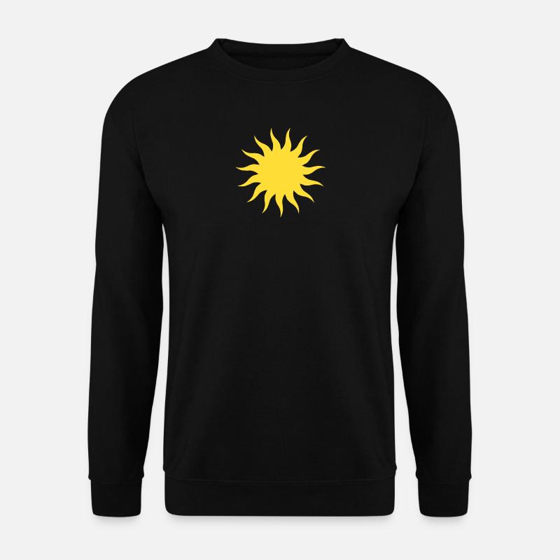 Sonne - Unisex Pullover - Schwarz