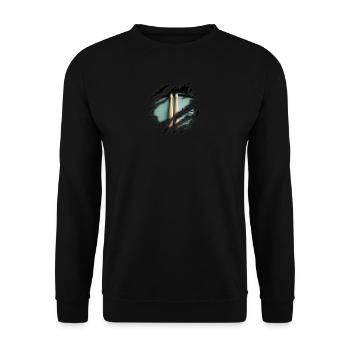Drums in me - Unisex Sweatshirt - black - Front - Alina (178cm) & Michal (187cm)