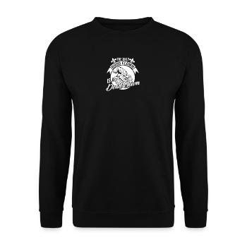 Halloween - Halloween Shirt - Zombie - Grusel - Unisex Pullover - Schwarz - Vorne - Alina (178cm) & Michal (187cm)