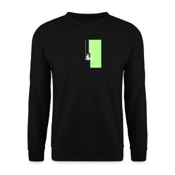 Der Maler - Unisex Pullover - Schwarz - Vorne - Alina (178cm) & Michal (187cm)