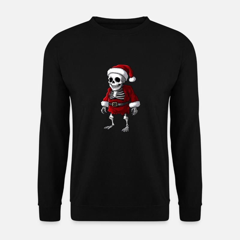 Weihnachten Skelette - Unisex Pullover - Schwarz