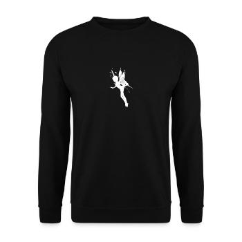 La fée blanche - Sweat-shirt Unisexe - noir - Devant - Alina (178cm) & Michal (187cm)