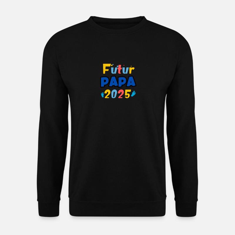 Werdender Papa Junge - Unisex Pullover - Schwarz