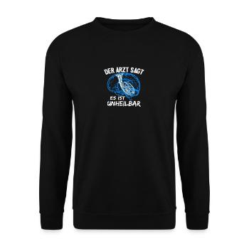 Bariton Musikverein - Unisex Pullover - Schwarz - Vorne - Alina (178cm) & Michal (187cm)