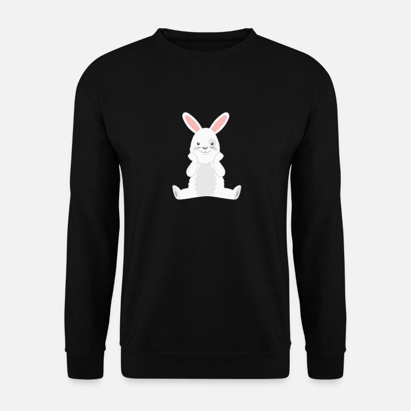 Hase Kaninchen - Unisex Pullover - Schwarz