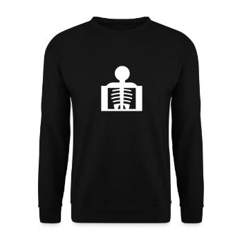 Rayon X - Sweat-shirt Unisexe - noir - Devant - Alina (178cm) & Michal (187cm)