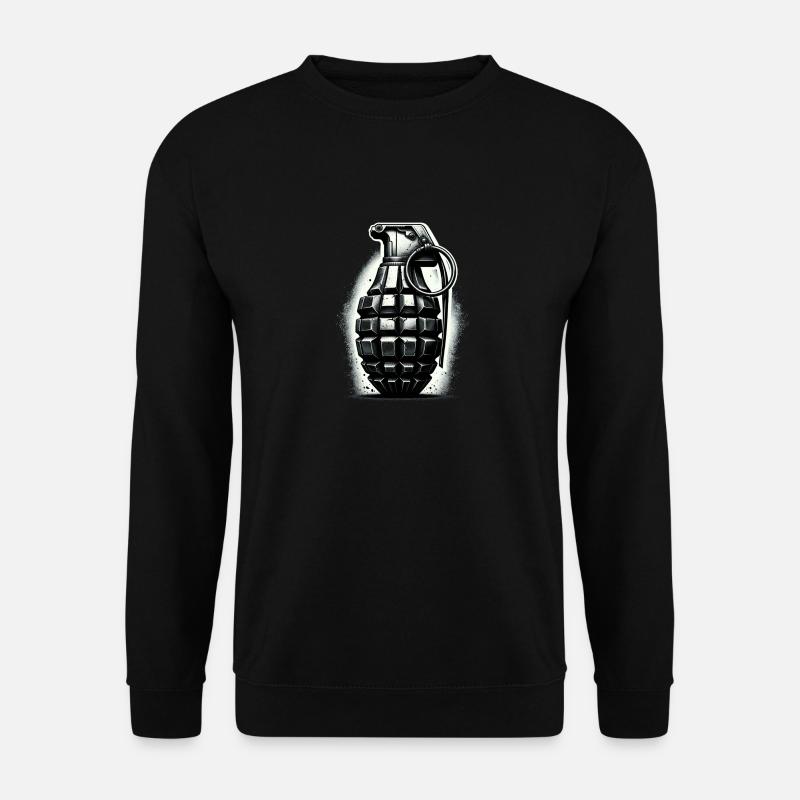 Explosive Charge: Hand Grenade - Unisex Sweatshirt - black
