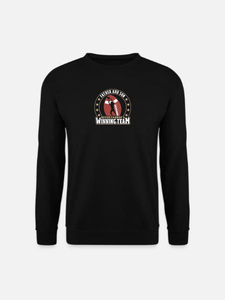 Father And Son - Never Change A Winning Team - Unisex Pullover - Schwarz