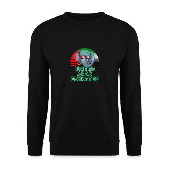 Vereinigte Arabische Emirate - Unisex Pullover - Schwarz - Vorne - Alina (178cm) & Michal (187cm)