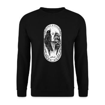 The Rise - Unisex Pullover - Schwarz - Vorne - Alina (178cm) & Michal (187cm)
