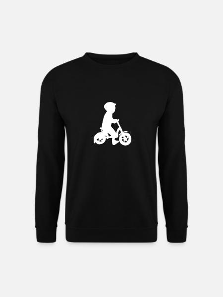 Vélo enfant vélo - Sweat-shirt Unisexe - noir