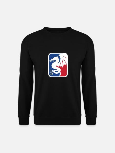 Der Drache des Feuers ist im Haus - Unisex Pullover - Schwarz