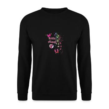 Stars, kölle alaaf, carnaval, clown - Sweat-shirt Unisexe - noir - Devant - Alina (178cm) & Michal (187cm)