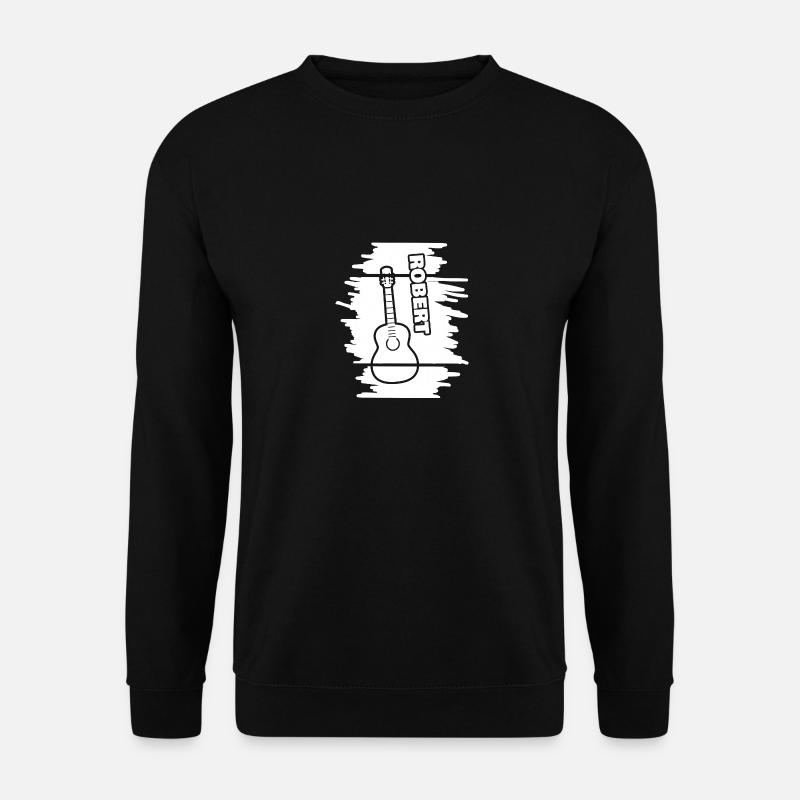 Robert as Guitar - Unisex Sweatshirt - black
