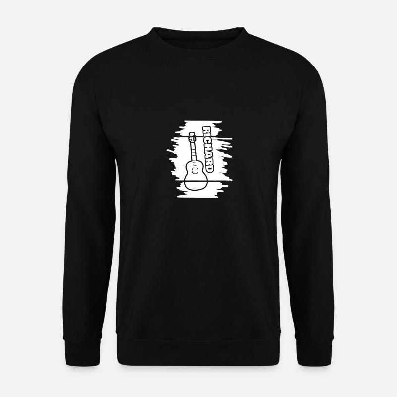 Guitar Richard - Unisex Pullover - Schwarz