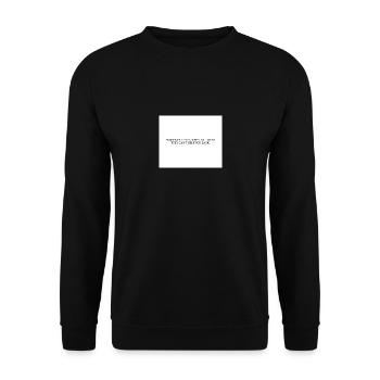 AIDEZ LES GENS MÊME QUAND VOUS SAVEZ QU’ILS NE PEUVENT PAS VOUS AIDER - Sweat-shirt Unisexe - noir - Devant - Alina (178cm) & Michal (187cm)