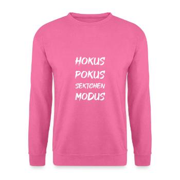 HOKUS POKUS Sparkling wine MODE - Unisex Sweatshirt - pink - Front