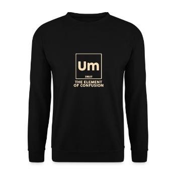 Biologiste Bio Chimie Solaire Code de la science - Sweat-shirt Unisexe - noir - Devant - Alina (178cm) & Michal (187cm)
