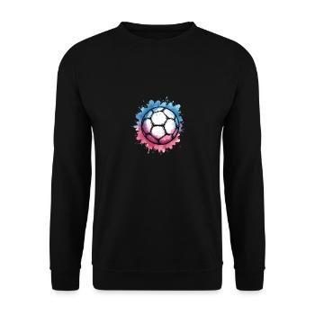 handball geschenkideen - handbälle - Unisex Pullover - Schwarz - Vorne - Alina (178cm) & Michal (187cm)